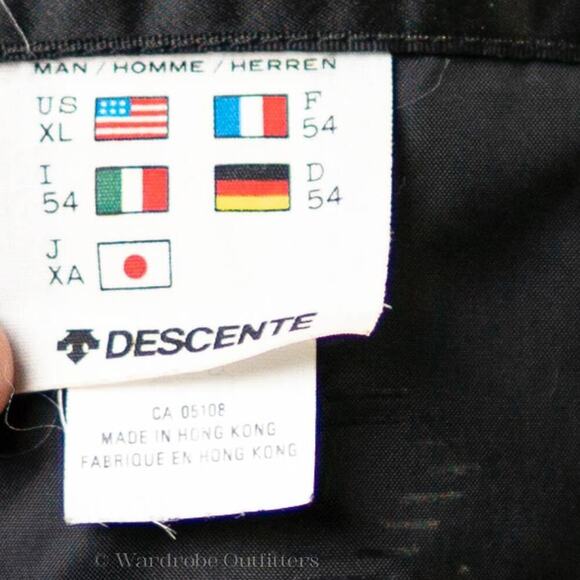 Vintage 90s Puffer Ski Jacket Coat Parka by Descente - XL - Picture 8 of 10